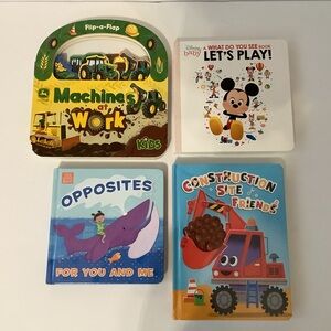Bundle of Four Toddler Boardbooks, NWOT